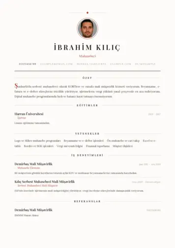 Muhasebeci Cv Örnekleri cv indir